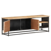vidaXL Szafka pod TV, 120x30x40 cm, lite drewno akacjowe
