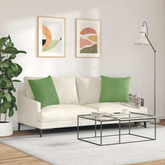 Poduszki na sofę 2 pcs Jasnozielony 50 x 50 cm
