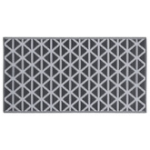 vidaXL Dywan na zewnątrz, czarny, 190x290 cm, PP