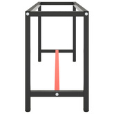 Rama do stołu roboczego, czerwono-czarna, 170x50x79 cm, metal