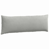 Poduszki na sofę 2 pcs Jasnoszary 120 x 40 cm tkanina