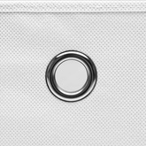 Pudełka z włókniny, 10 szt., 28x28x28 cm, białe