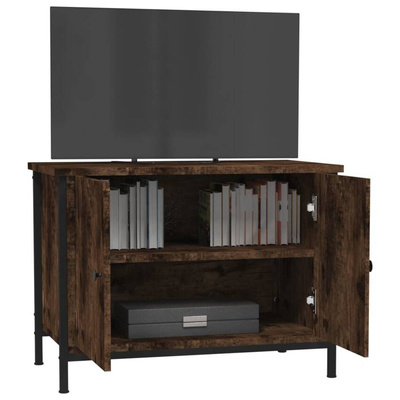 vidaXL Szafka pod TV, przydymiony dąb, 60x35x45 cm