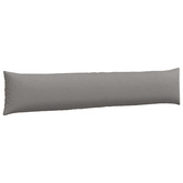 Poduszki na sofę 2 pcs Ciemnoszary 200 x 40 cm tkanina
