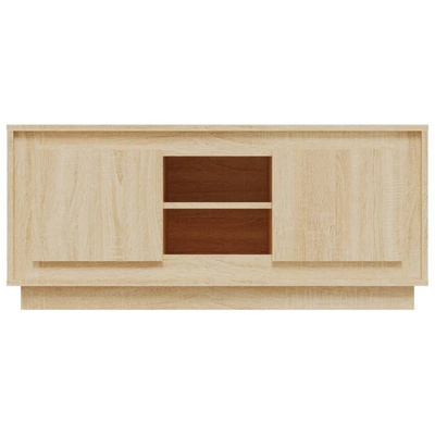 vidaXL Szafka pod TV, dąb sonoma, 102x35x45 cm materiał drewnopochodny