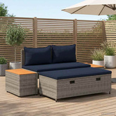 Zestaw sof na zewnątrz 4 -Seater 4 szt. 55 x 30 x 39 cm