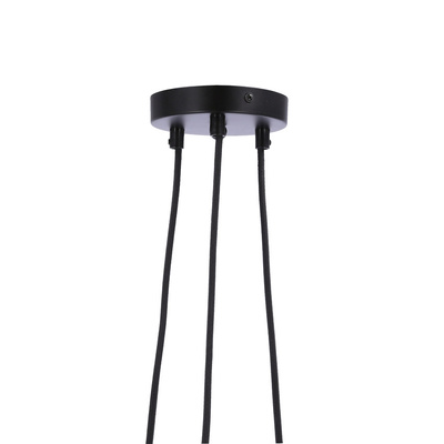 Trio lampa wisząca e27 klosz złoty 33-11961