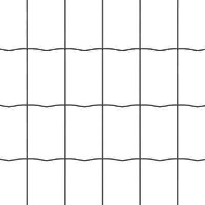 Ogrodzenie Euro 0,6 x 50 m Żelazo pokryte PVC Szary