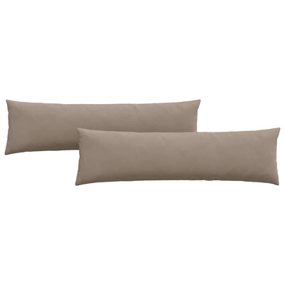 Poduszki na sofę 2 pcs Ciemnoszary 145 x 40 cm tkanina