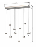 Lampa wisząca QUIBERON 7039-1003