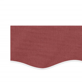 Lambrekin do markizy, burgundowe paski, 3,5 m