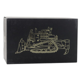 Spychacz Buldożer Koparka Huina Metalowy Model Budowlany 1:50