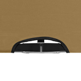 vidaXL Dwuosobowy leżak, składany, taupe, stal