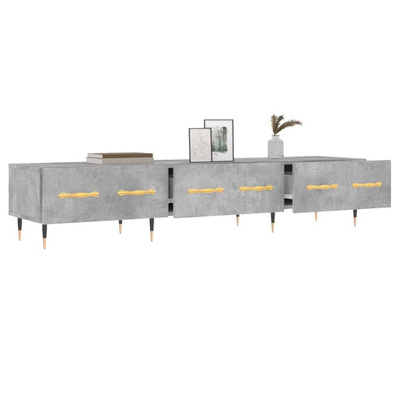 vidaXL Szafka pod TV, szarość betonu, 150x36x30 cm model standard
