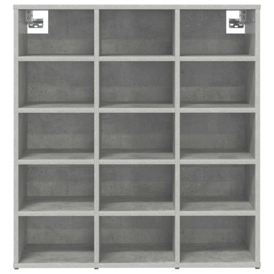 Szafka na buty z półką Betonowy szary 77,5 x 30 x 83,5 cm