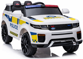 Auto Na Akumulator BBH-021 Światła LED Muzyka Pilot Policyjne Białe