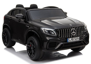 Auto na Akumulator Mercedes GLC 63S Dwuosobowy LED MP4 Czarny Lakierowany