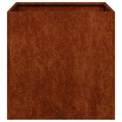 Doniczka Rusty 40x40x40 cm Stal nierdzewna
