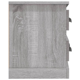 vidaXL Szafka pod TV, szary dąb sonoma, 100x35,5x45 cm