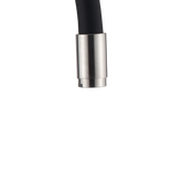 Bateria zlew. silva z elastyczną wylewką, inox / czarny BZ-86-043-L Invena
