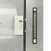 Okap kuchenny LED, stal nierdzewna, 90 cm, 756 m³/h
