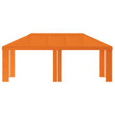 Pokrycie altany 6 x 3 m pomarańczowy Poliester 190 gsm