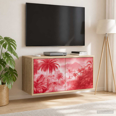Szafka na telewizor montowana na ścianie AACHEN 69 x 33 x 40 cm