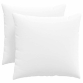 Poduszki na sofę 2 pcs Biały 50 x 50 cm tkanina