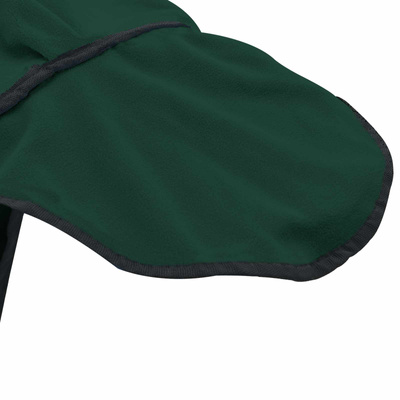 Koc dla Koni Ciemnozielony 105 cm Polar poliesterowy