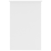 Biurko, białe, 100x50x76 cm, materiał drewnopochodny