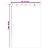Zasłony zaciemniające 2 pcs Czerwone wino 140 x 175 cm Aksamit