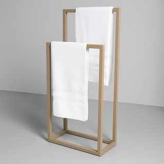 Beżowy wieszak na ręczniki KS-63 WIESZAK TOWEL II - KAJA HOME