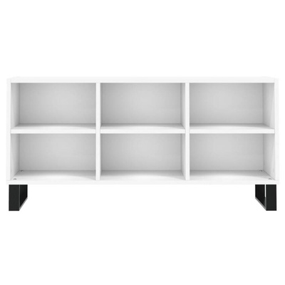 vidaXL Szafka pod TV, biała, 103,5x30x50 cm, materiał drewnopochodny