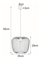 wisząca K-4102 z serii EDEN Lampa