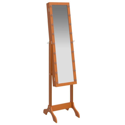 vidaXL Lustro stojące z LED, 34x37x146 cm