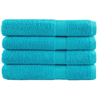 Ręczniki premium SOLUND 4 szt. turkusowe, 100x200 cm, 600 g/cm?