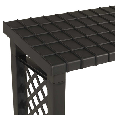 Stojak na drewno kominkowe 114 x 46 x 101 cm PP antracytowy