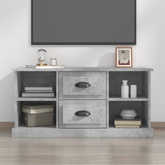 vidaXL Szafka pod TV, szarość betonu, 99,5x35,5x48 cm