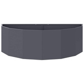 Donica Antracyt 120 x 60 x 35 cm Stal
