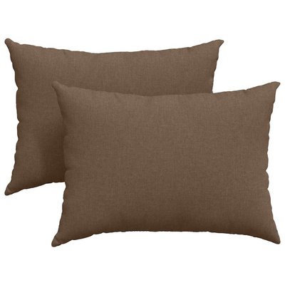 Poduszki na sofę 2 pcs Brązowy 70 x 50 cm tkanina