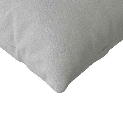Poduszki na sofę 2 pcs Szary chmur 200 x 40 cm tkanina