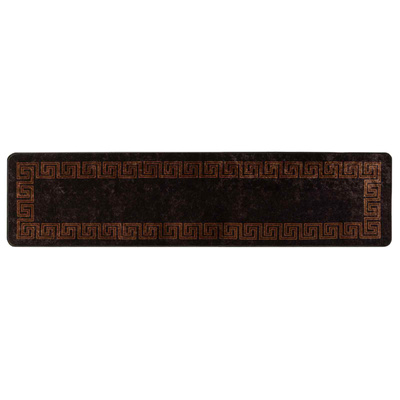 Chodnik dywanowy MARSA Czarny 100 x 450 cm Poliester i PVC