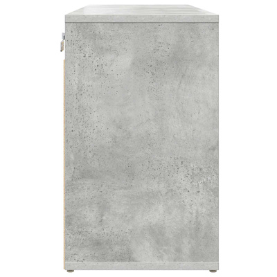 Szafka na buty z półką Betonowy szary 77,5 x 30 x 51 cm