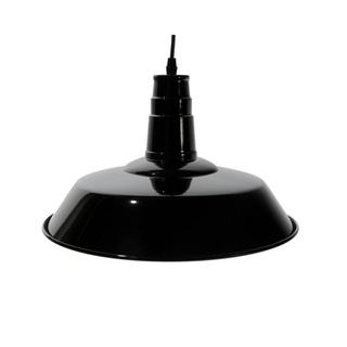 Lampa Wisząca Retro Loft Czarno biała 36cm E27 Abruzzo Grote