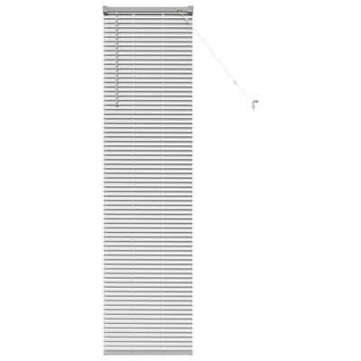 Żaluzje weneckie Srebrny 175 x 50 cm Aluminium