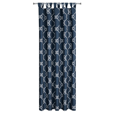 Zasłona Garden granatowa 155x220