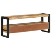 vidaXL Szafka pod TV, 120x30x45 cm, lite drewno mango