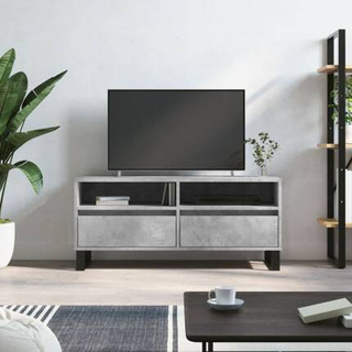 vidaXL Szafka pod TV, szarość betonu, 100x34,5x44,5 cm model standard