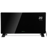 Grzejnik konwektorowy panelowy, szklany Heat GPH-S20DA czarny