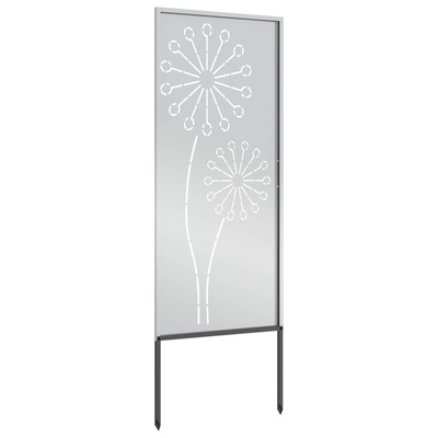 Ekran zapewniający prywatność w ogrodzie Srebrny 50 x 140 cm